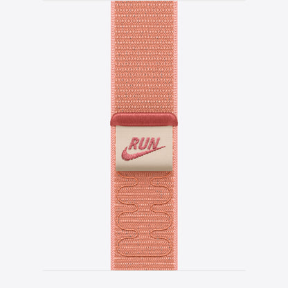 Apple Nike - Loop für Smartwatch - 40mm - 130 - 190 mm - Alpenglühen-Rosa - für Watch Hermès Series 7, Hermès Series 9, SE 3, Series 10, Series 11, Series 8, Series 9