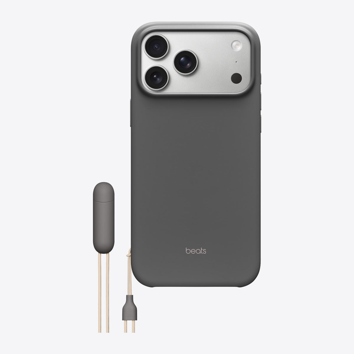 Beats iPhone 17 Pro Max Kickstand Case with MagSafe and Camera Control – Granite Grey