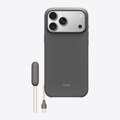 Beats iPhone 17 Pro Max Kickstand Case with MagSafe and Camera Control – Granite Grey