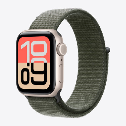 Loop für Smartwatch - 40mm - 130 - 200 mm - Wald - für Watch Hermès Series 7, Hermès Series 9, SE 3, Series 10, Series 11, Series 8, Series 9