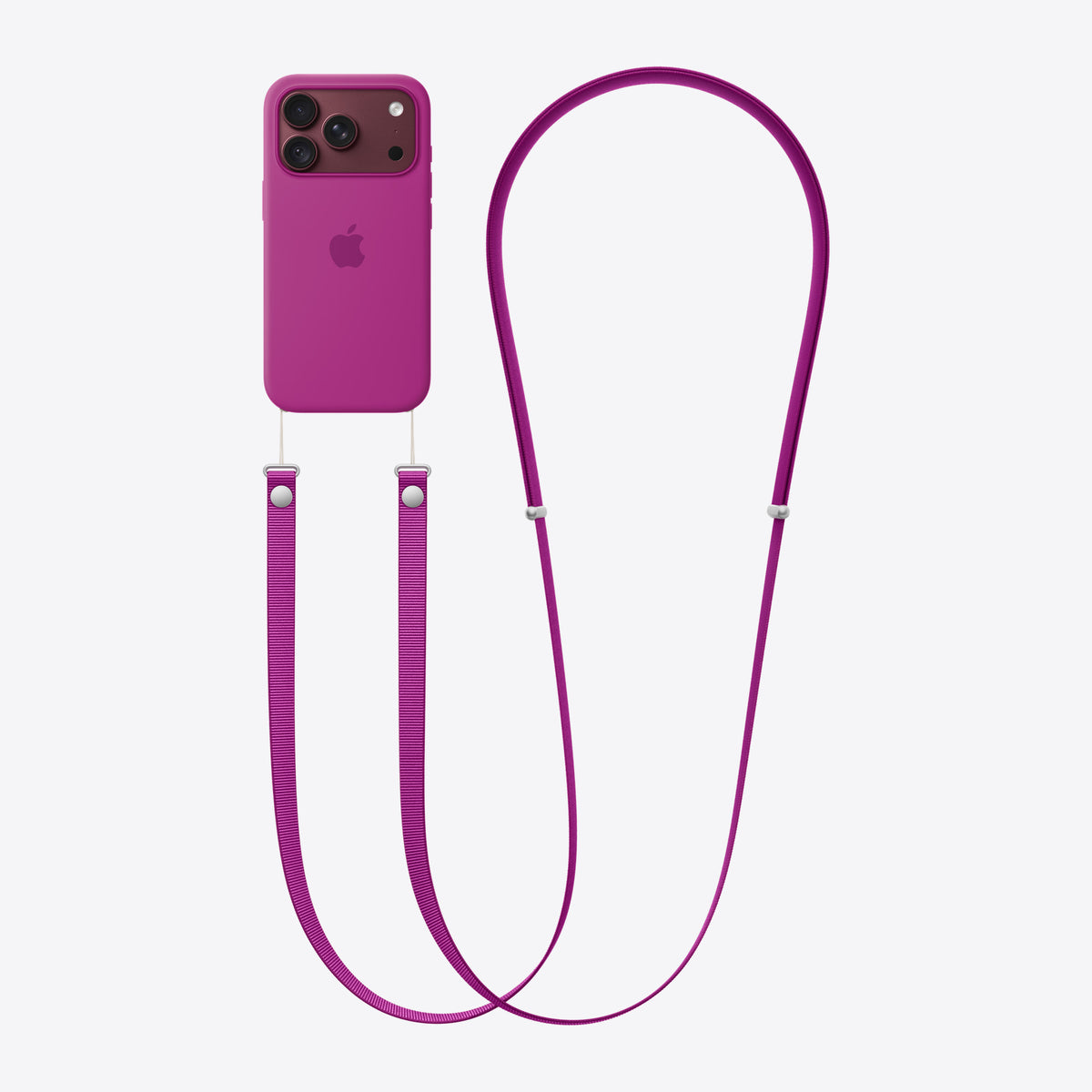 Schultergurt für Handy - Magenta – Ansicht 2