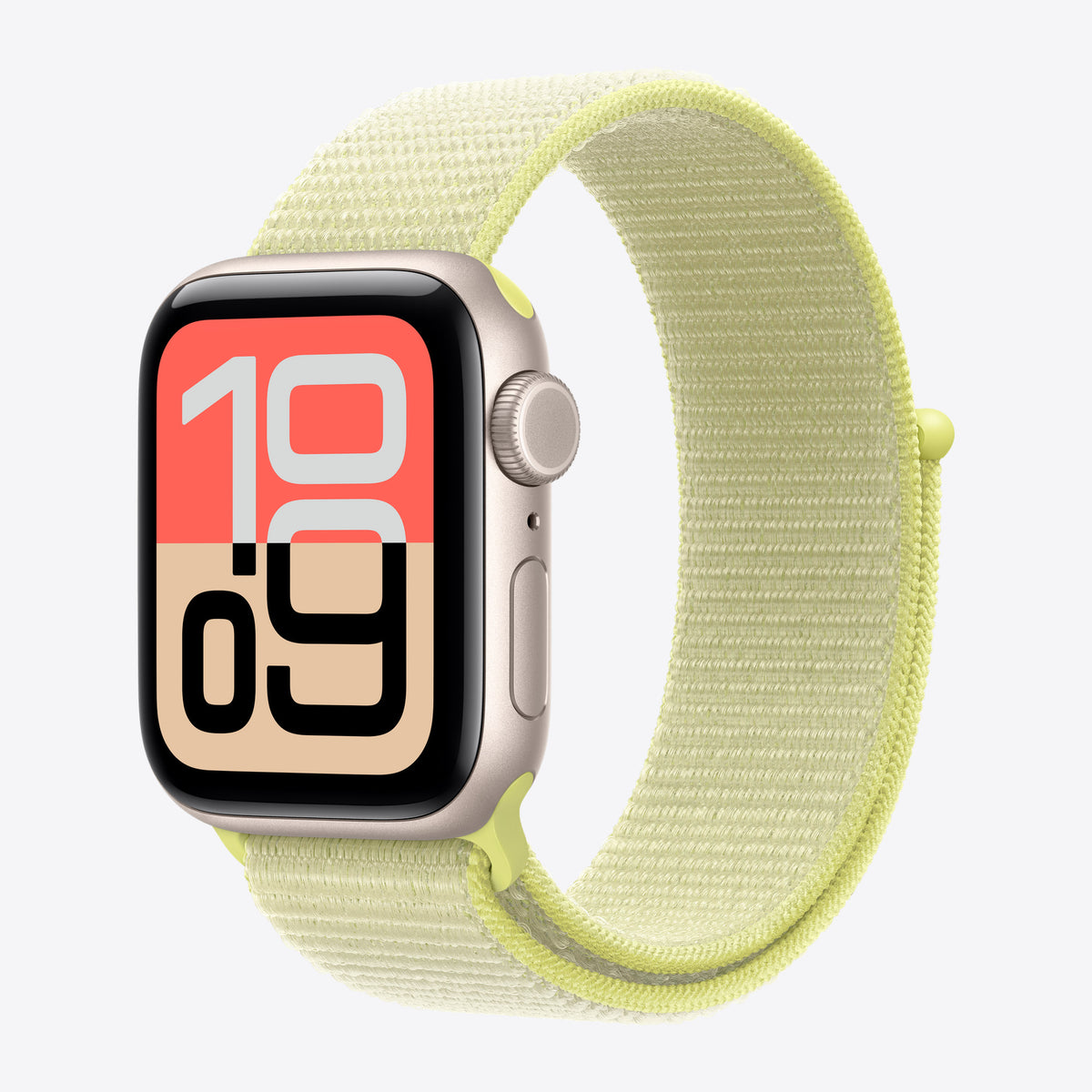 Loop for Smartwatch - 40mm - 130 - 200mm - Neon Yellow - for Watch Hermès Series 7, Hermès Series 9, SE 3, Series 10, Series 11, Series 8, Series 9 – View 2
