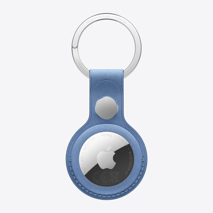Tasche für Airtag - stainless steel, FineWoven - wildflower blue