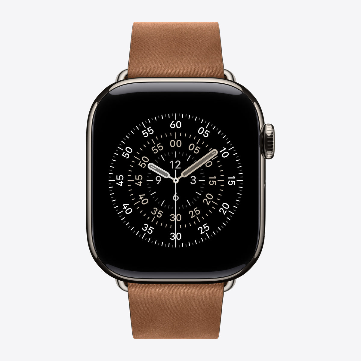 Uhrarmband für Smartwatch - 42mm - Größe S - Caramel - für Watch Hermès Series 7, Hermès Series 9, SE 3, Series 10, Series 11, Series 8, Series 9 – Ansicht 3
