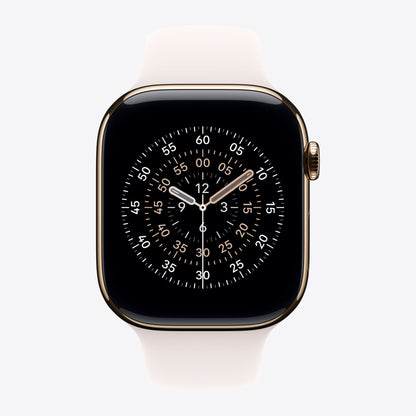 Uhrarmband für Smartwatch - 46mm - Größe S/M - leichter Rouge - für Watch Hermès Series 9, SE 3, Series 10, Series 11, Series 8, Series 9, Ultra 2, Ultra 3