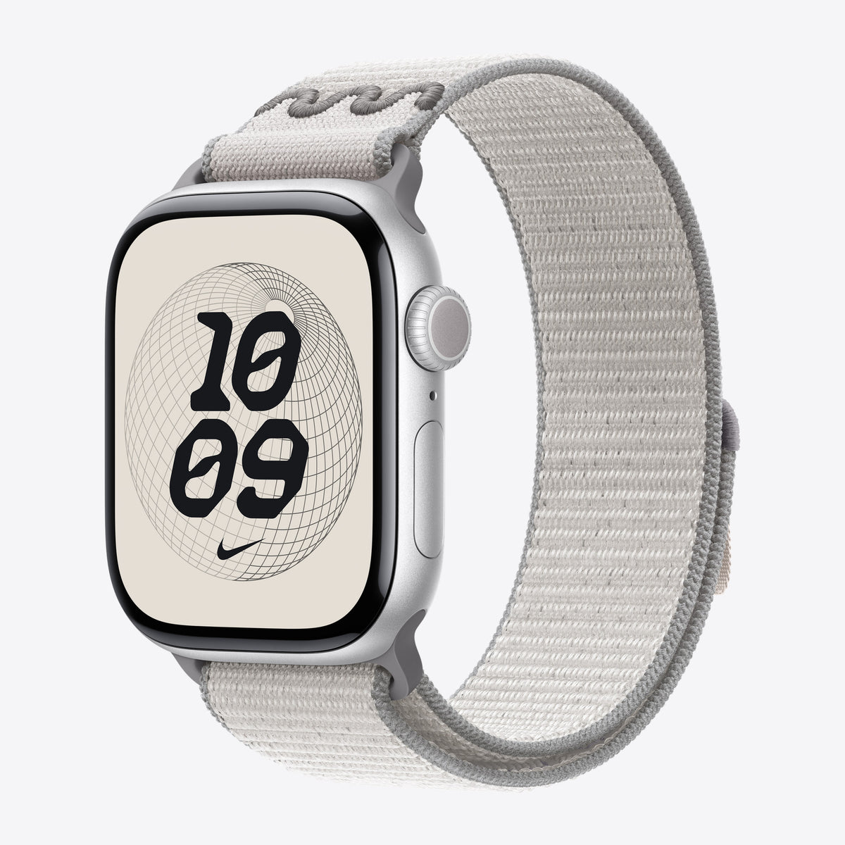 Apple Nike - Loop für Smartwatch - 42mm - 130 - 190 mm - verschleierter Grau - für Watch Hermès Series 7, Hermès Series 9, SE 3, Series 10, Series 11, Series 8, Series 9 – Ansicht 2