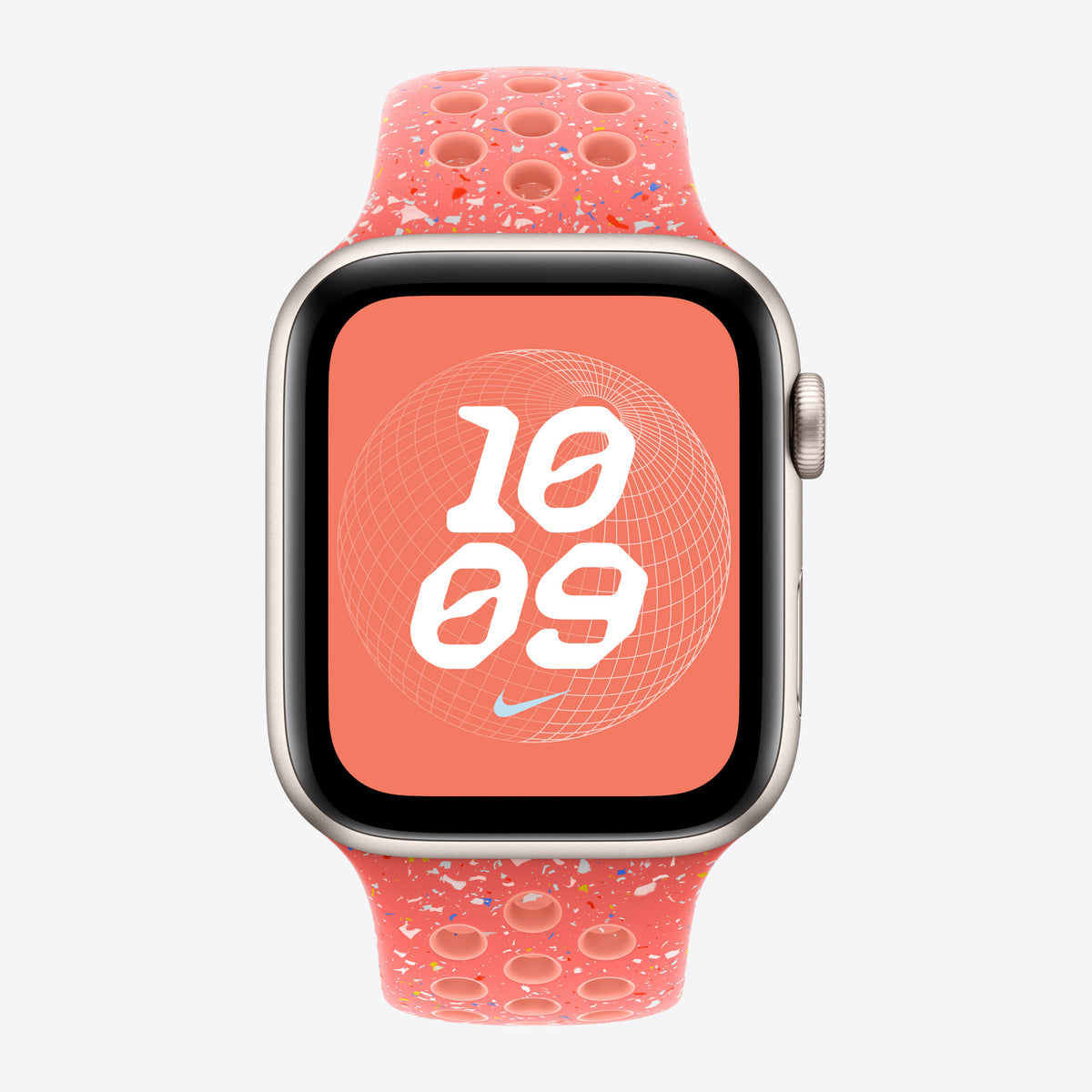 Apple Nike - Armband für Smartwatch - 46mm - M/L (für Handgelenke 160 - 210 mm) - Magic Ember – Ansicht 3