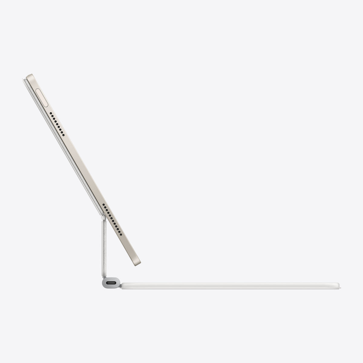 Magic Keyboard for iPad Air 11-inch (M4) – German – White – Back