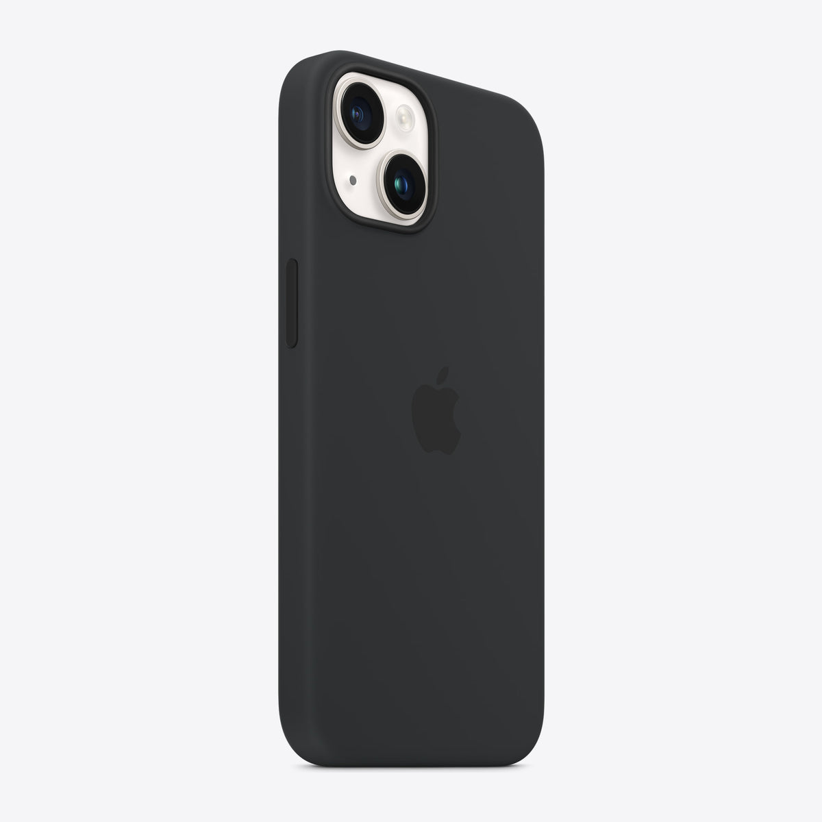 iPhone 14 Silicone Case with MagSafe Midnight – Front view