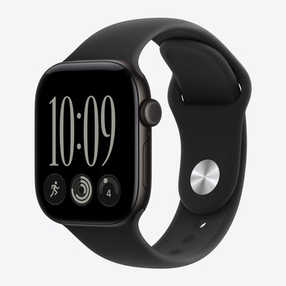 42 mm Sportarmband Schwarz – S/M