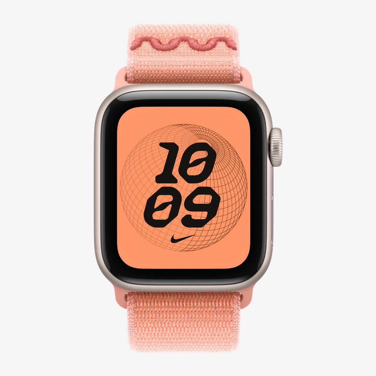 Apple Nike - Loop für Smartwatch - 40mm - 130 - 190 mm - Alpenglühen-Rosa - für Watch Hermès Series 7, Hermès Series 9, SE 3, Series 10, Series 11, Series 8, Series 9 – Ansicht 3