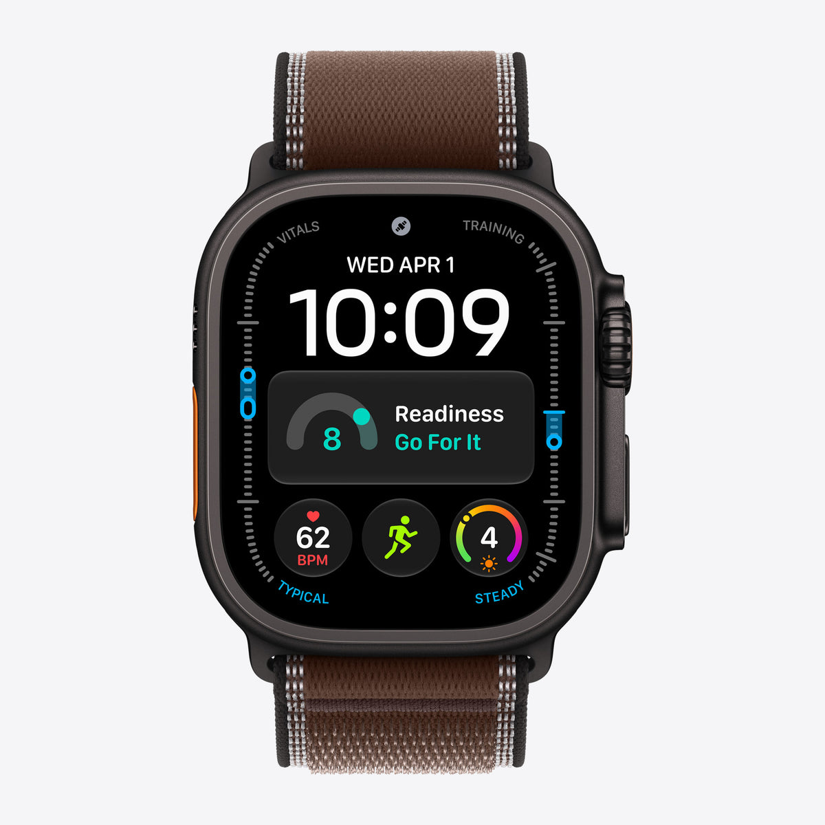 49mm Dark Umber Trail Loop – S/M Black Titanium – View 3