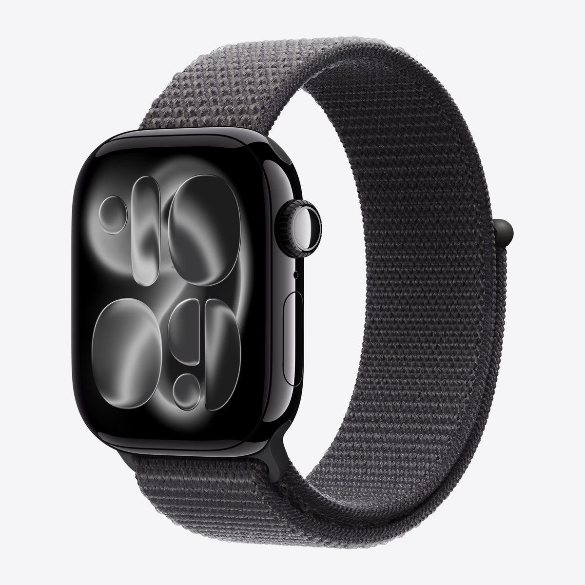 Loop für Smartwatch - 42mm - 130 - 200 mm - Dunkelgrau - für Watch Hermès Series 7, Hermès Series 9, SE 3, Series 10, Series 11, Series 8, Series 9 – Ansicht 2