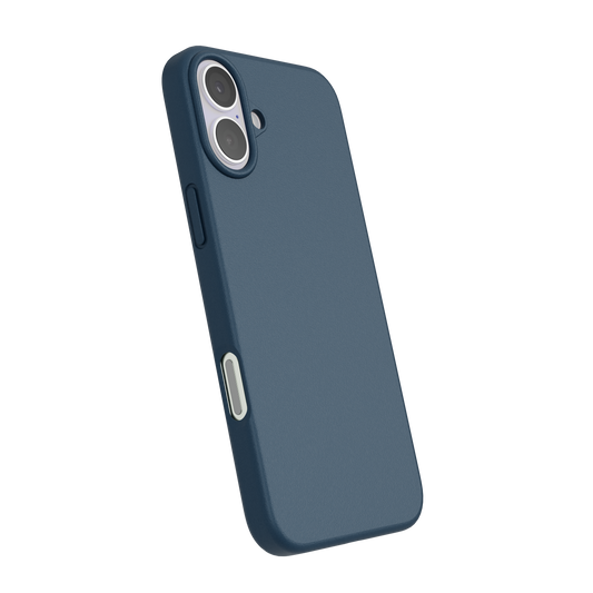 CompuMac Vegan Leather Case for iPhone 15 – Dark Blue