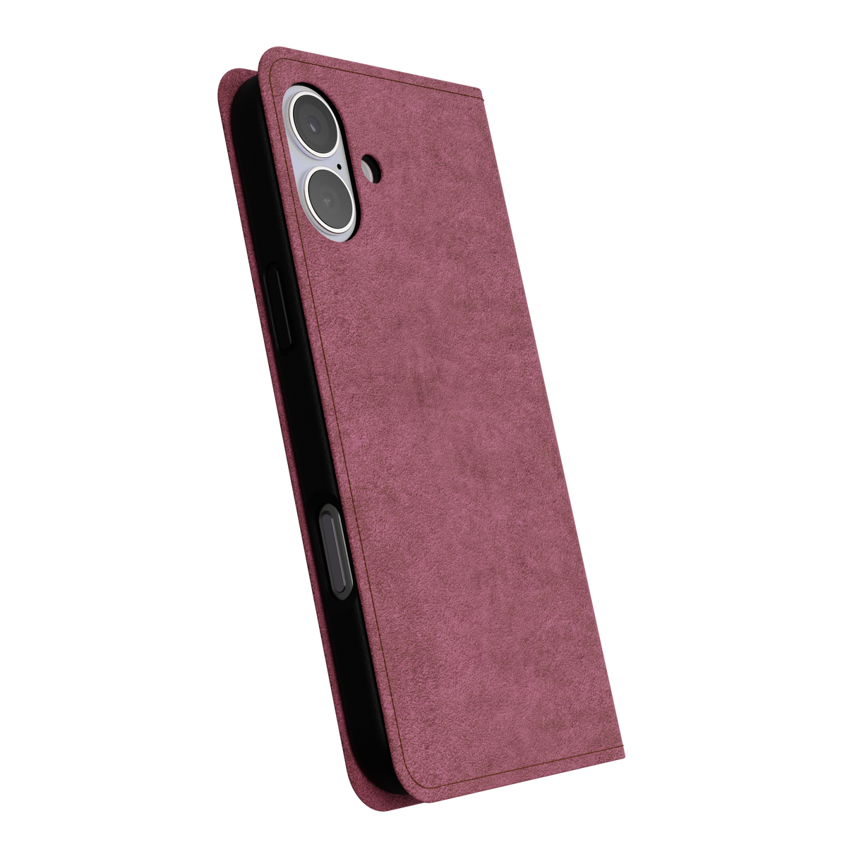 CompuMac Folio Case for iPhone 16 – Rose Gold