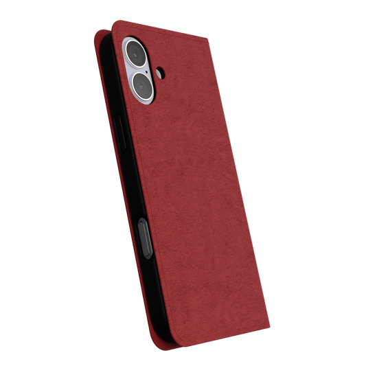 CompuMac Klapphülle für iPhone 16 – Rot