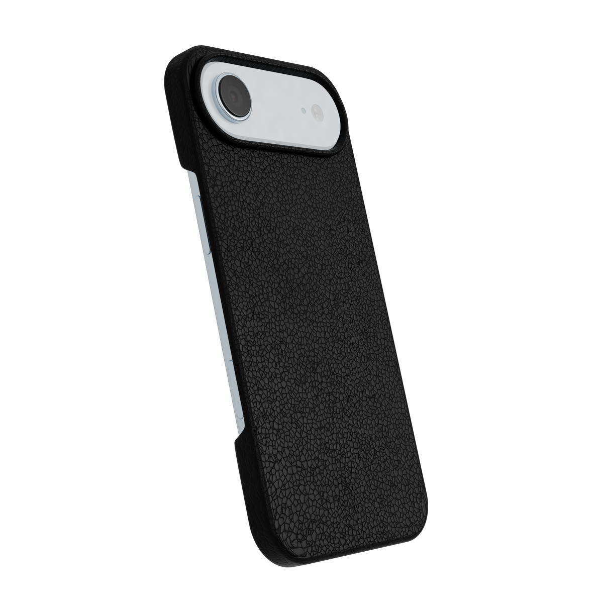 CompuMac Premium Leather Case for iPhone Air – Pure Black