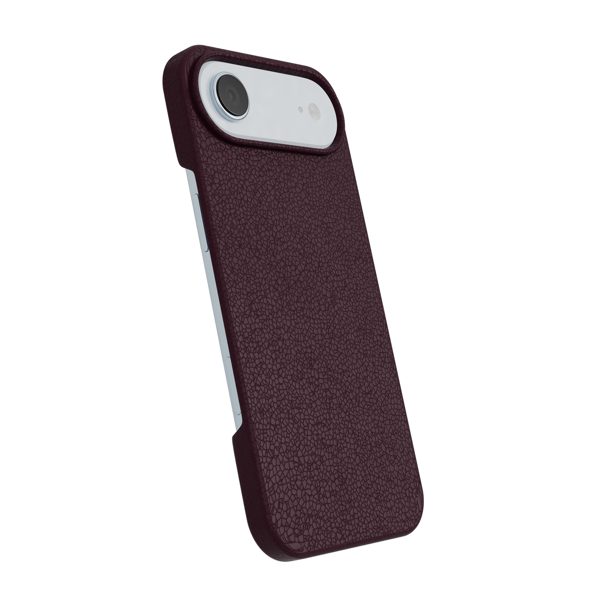 CompuMac Premium Leather Case for iPhone Air – Deep Purple