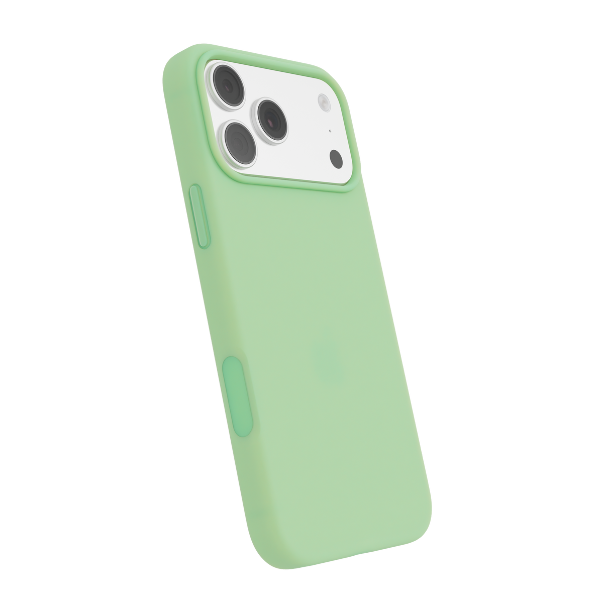 CompuMac Silicone Case for iPhone 16e & iPhone 17e – Fresh Mint