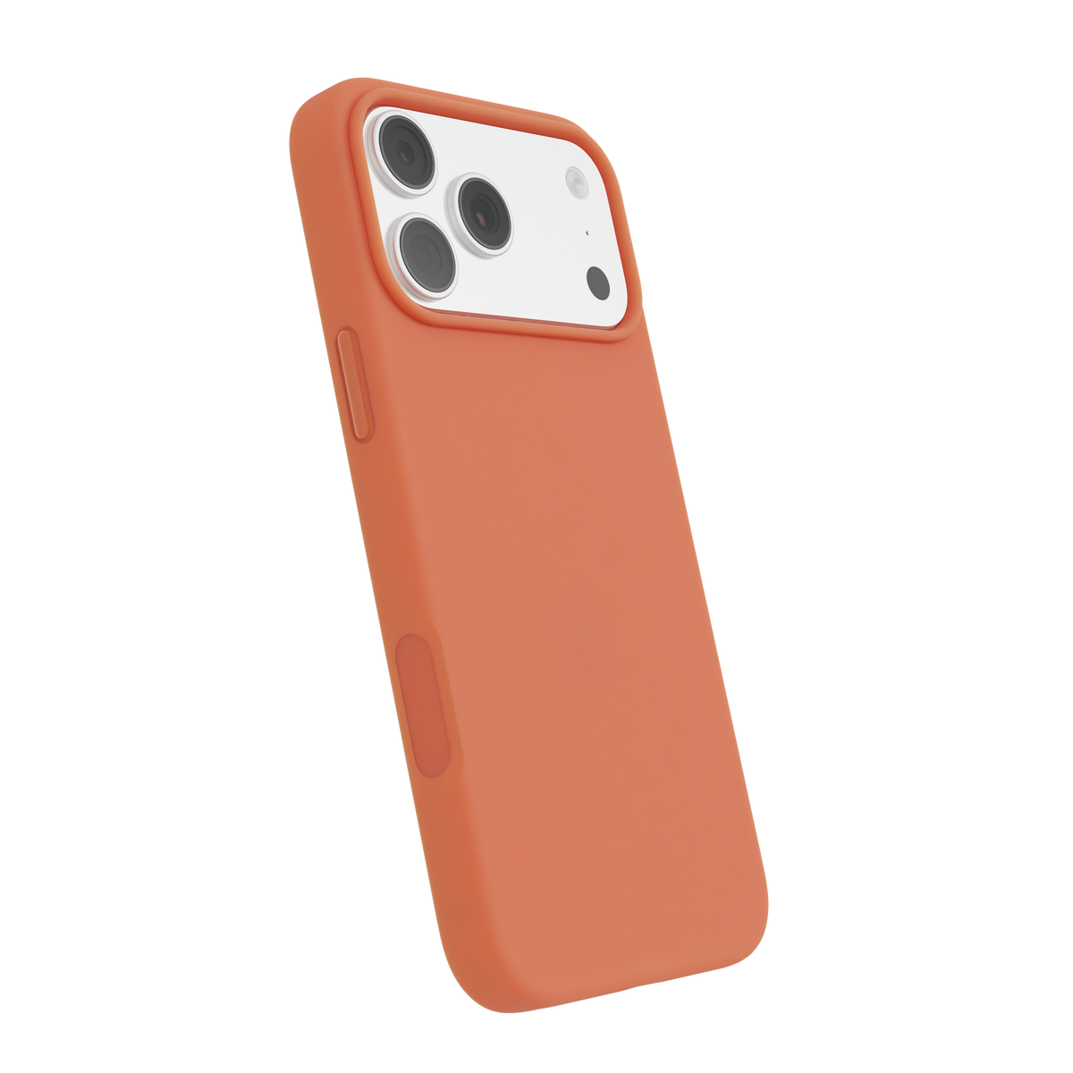 CompuMac Silicone Case for iPhone 16e & iPhone 17e – Peach Glow