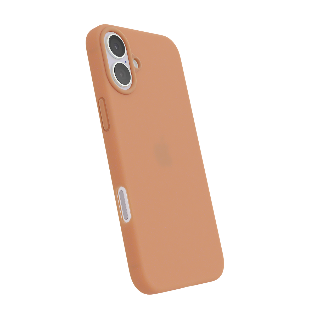 CompuMac Silicone Case for iPhone 17 – Peach Glow