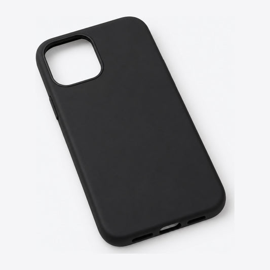 CompuMac Silikonhülle für iPhone 12 & iPhone 12 Pro – Schwarz